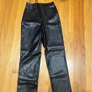 White Fox Boutique Leather pants- never worn perfect for winter and fall